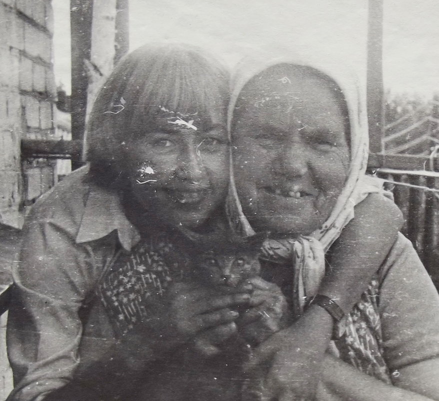 1980 год - с бабушкой Таей - Светлана Рябова-Шатунова
