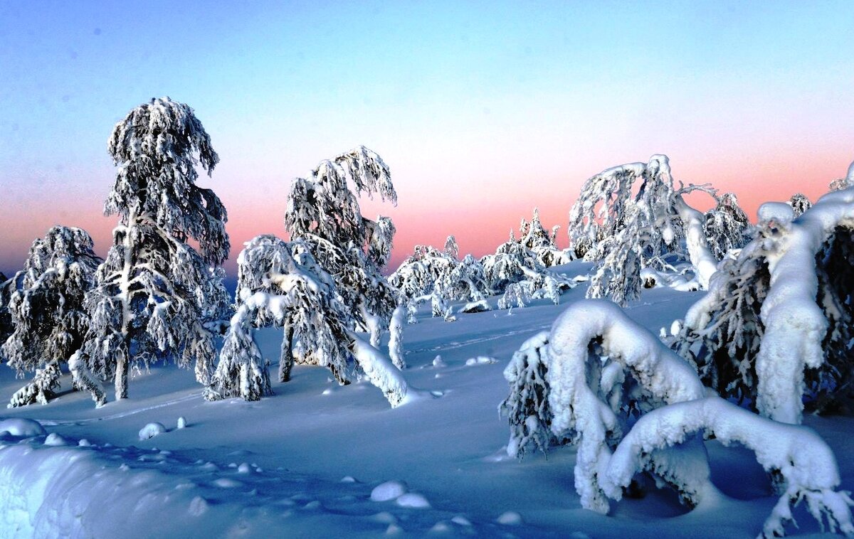 Морозное утро в Лапландии, Финляндия... - ГЕНРИХ 