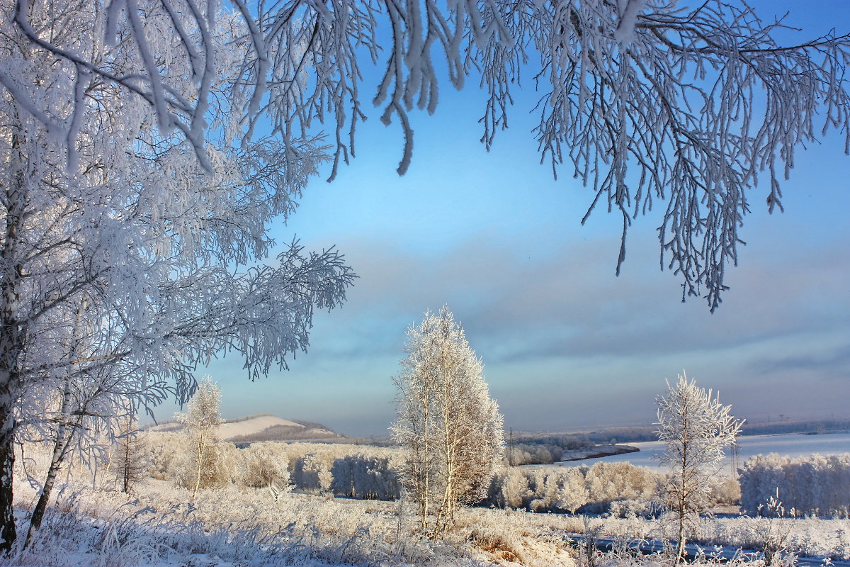 Сибирские зимние пейзажи