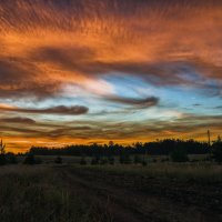 Жареный закат. :: Олег Помогайбин