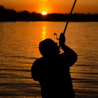 Рыбалка на закате :: Дмитрий Климов