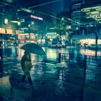 rainy evening in Seoul :: Sofia Rakitskaia
