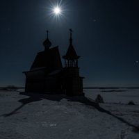 Лунный свет и тени на снегу :: Наталия Киреева 