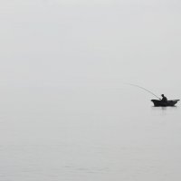 Одинокий рыбак :: Мария Ларионова