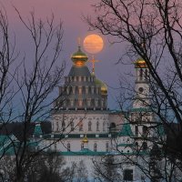 Кровавая луна в Истре :: Евгений (bugay) Суетинов