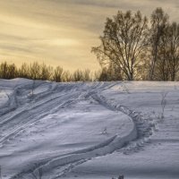 Зимняя дорожка на рассвет :: Саша S 