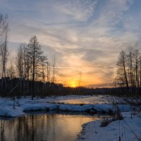 Краски зимнего заката :: Олег Пученков