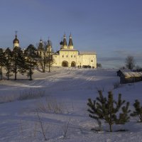 Закат зимой  в Ферапонтово :: Александра 