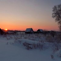 Зимний закат :: Valentina Kolotovkina