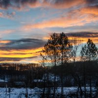 Снежно-огненный рассвет :: Юля Ткачева