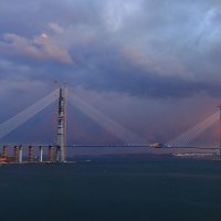 Мост на остров Русский :: Александр Коряковцев