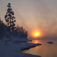 Зимний закат. :: Геннадий Северный