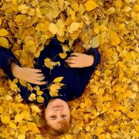 Одеяло из листвы... :: Светлана Деева