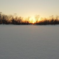 Зимний закат :: Владимир Красевский