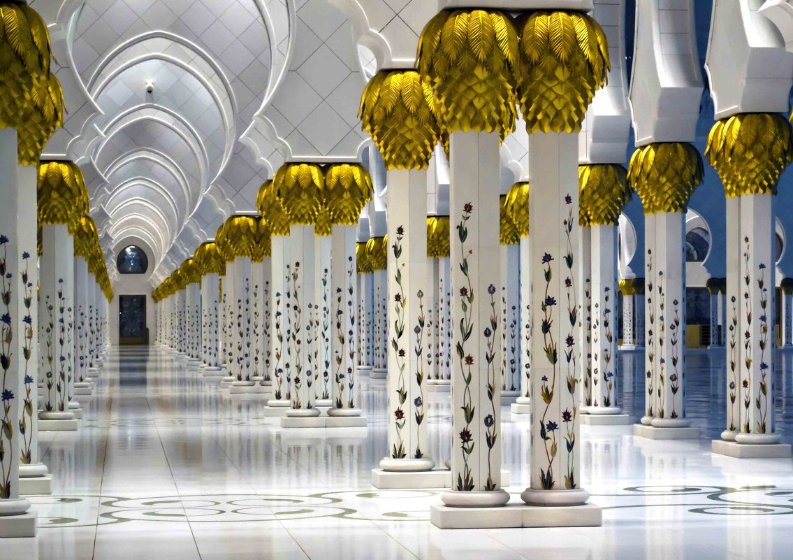 колонны мечети Шейха Заеда - Асхат Жусупов