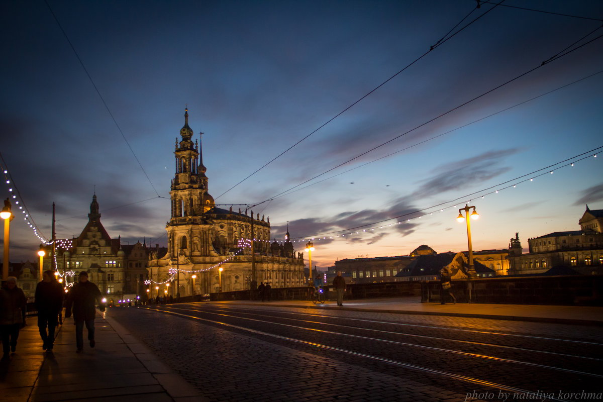 Дворцовая церковь Дрездена. - nataliya korchma