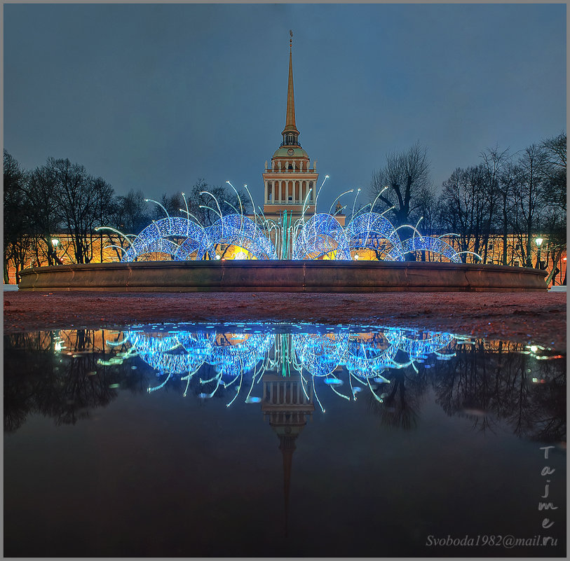 Новогодний фонтан - Tajmer Aleksandr