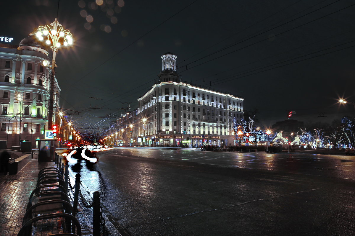 моя столица ночная москва(пересечение тверской ул. и бульварного кольца) - юрий макаров
