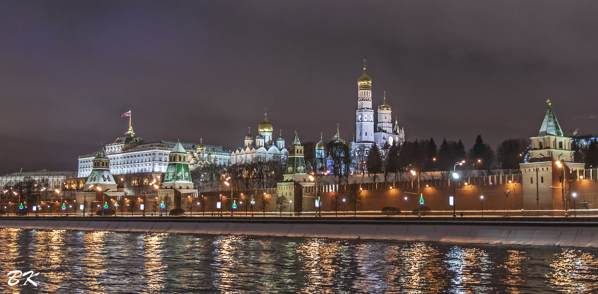 Москва. Кремлёвская набережная. - Вячеслав Касаткин