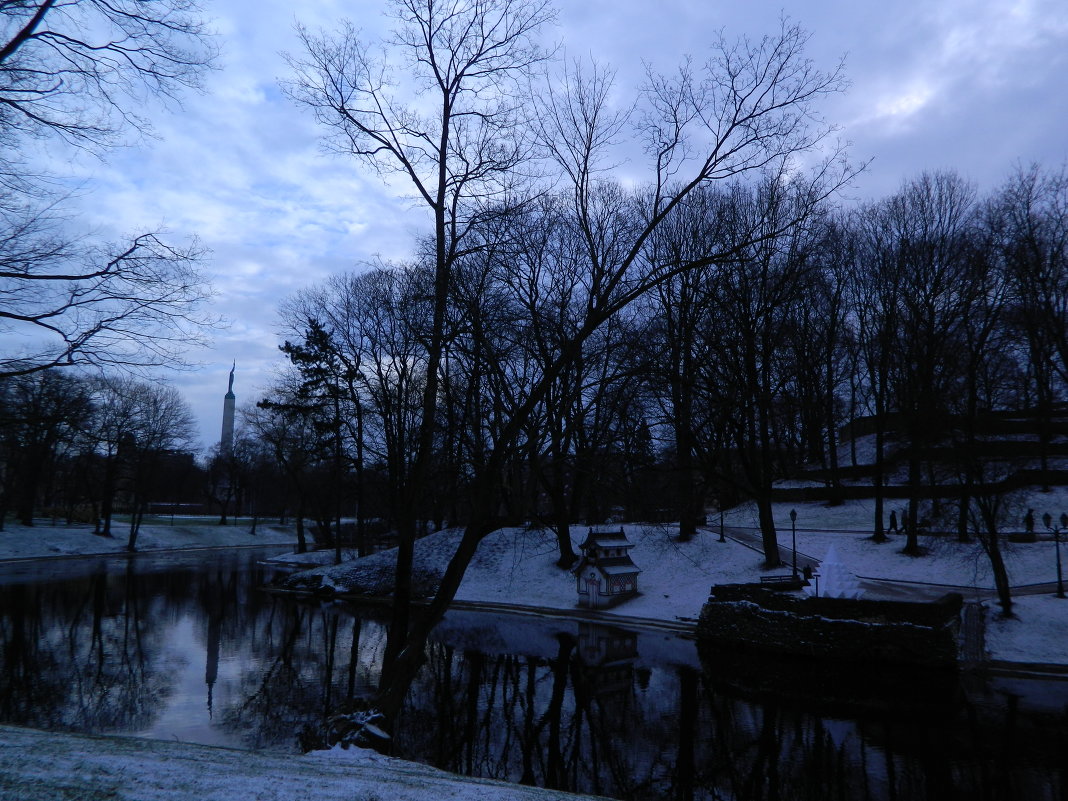 Январский снежный вечер - Lina Liber