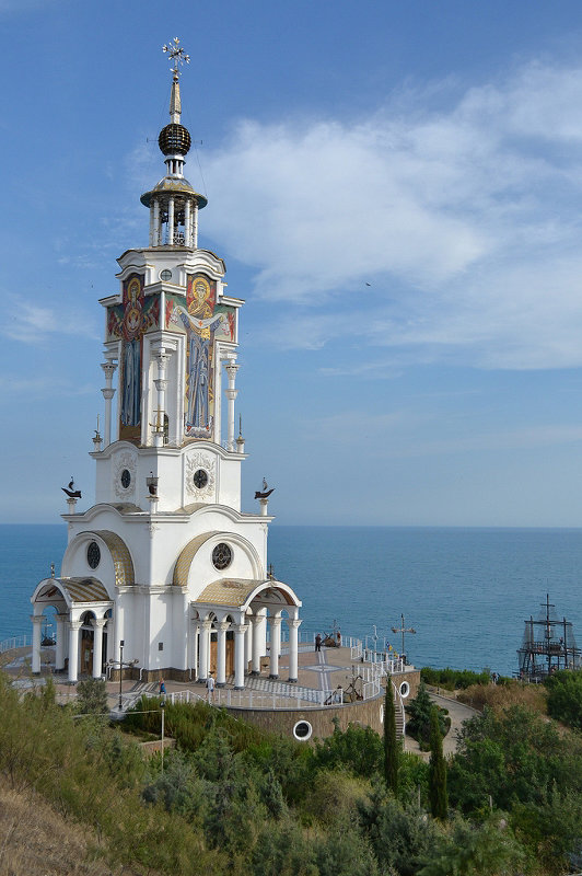 Храм-маяк Святителя Николая Мерликийского в Крыму - Борис Русаков
