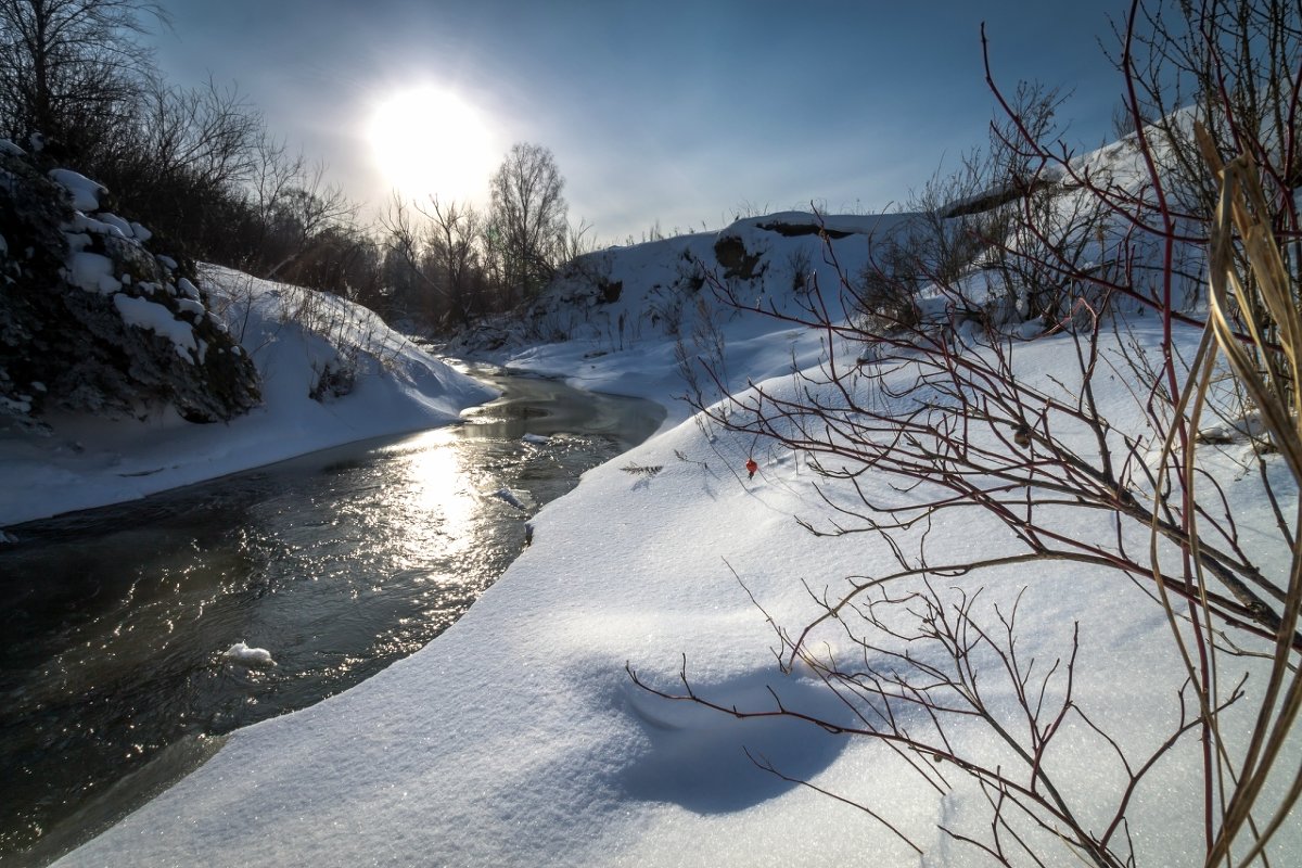 Большая Черемшанка в январе - Денис Соломахин