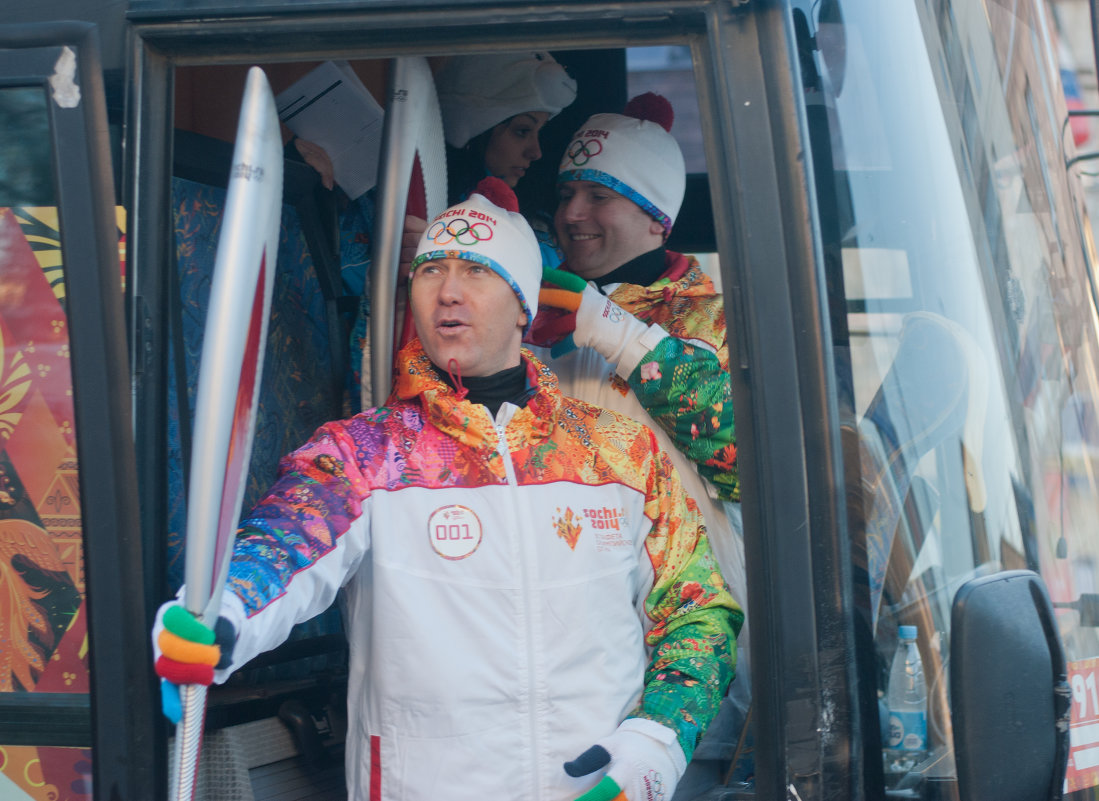 Olympic Flame in Volgograd 2014 (4) - ILANA Gvozdievskaya