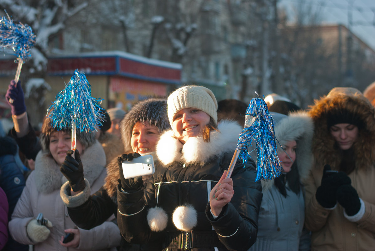 Olympic Flame in Volgograd 2014 - ILANA Gvozdievskaya