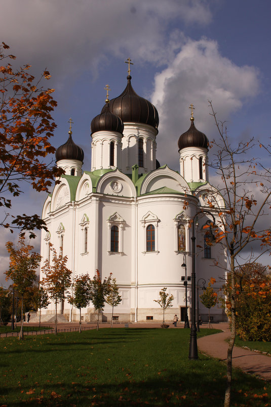 Храм в Пушкине....купола золотят - Наталья 