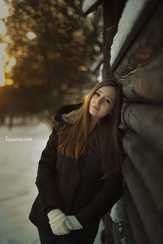 Зимний закат. - Olesya Lapaeva