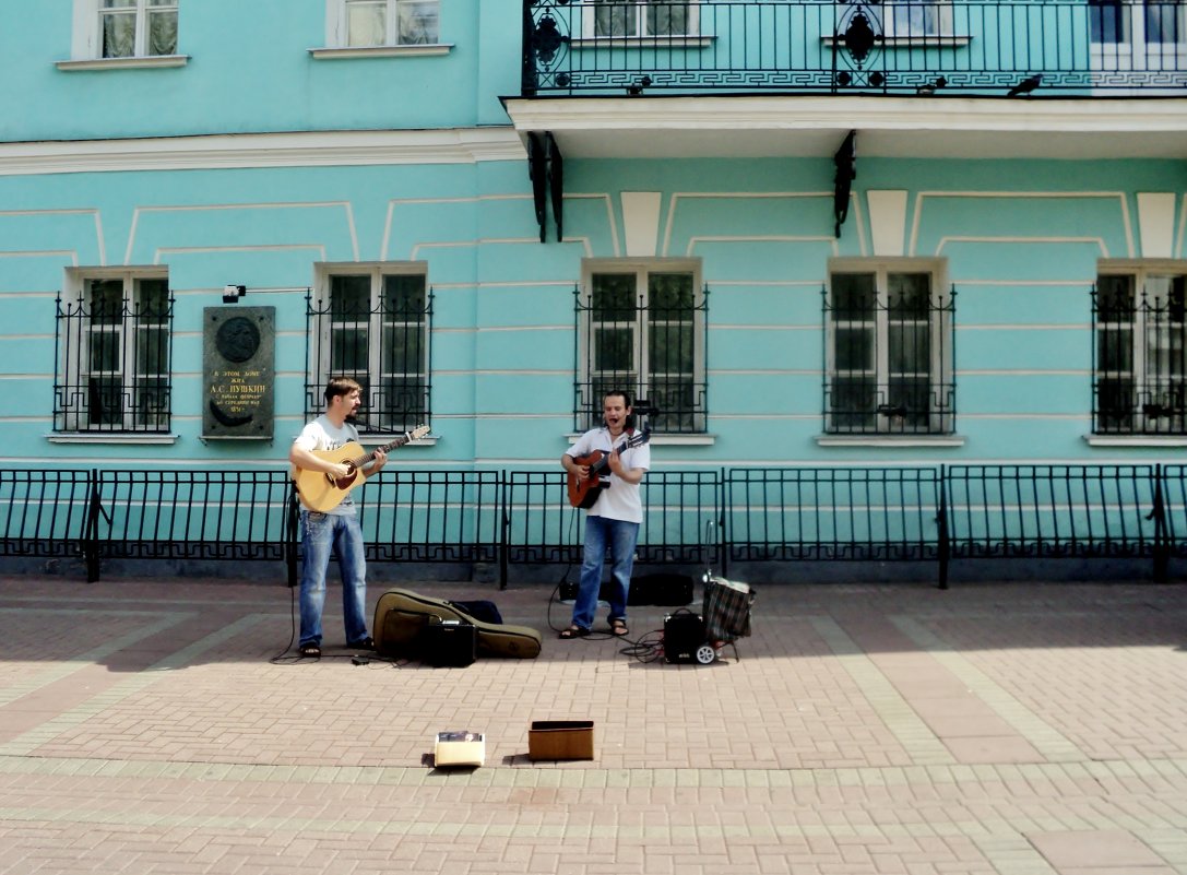 Музыканты на Старом Арбате. Москва - Ольга Кривых