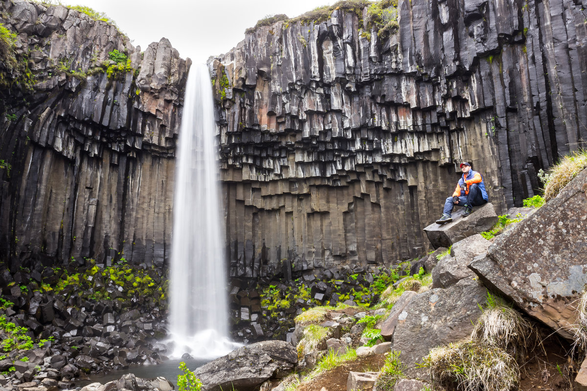 Водопад Свартифосс в Исландии - Вячеслав Ковригин