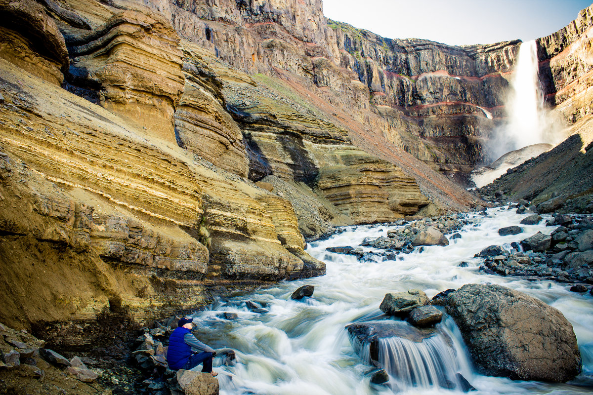 водопад Хенгифосс в Исландии - Вячеслав Ковригин