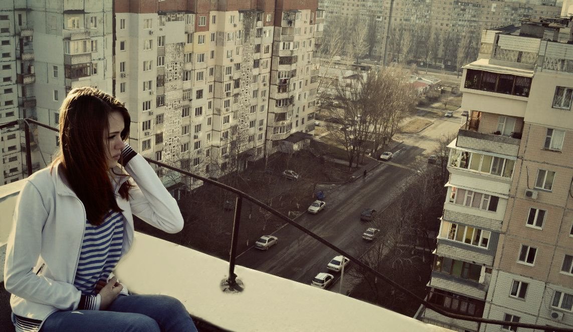 на крыше - Настя Настя