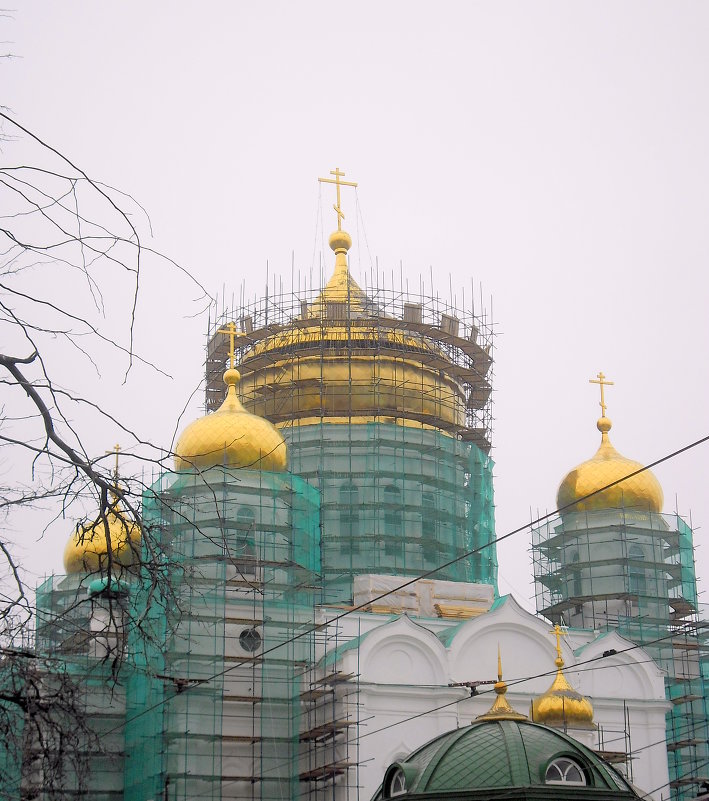 Реставрация собора,,, - Александр Лысенко