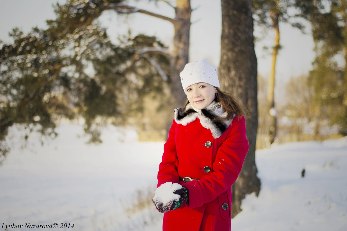 Зимняя прогулка с милой Анастасией - Любовь Назарова