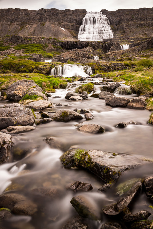 вид на водопад Диньянди (Исландия) - Вячеслав Ковригин
