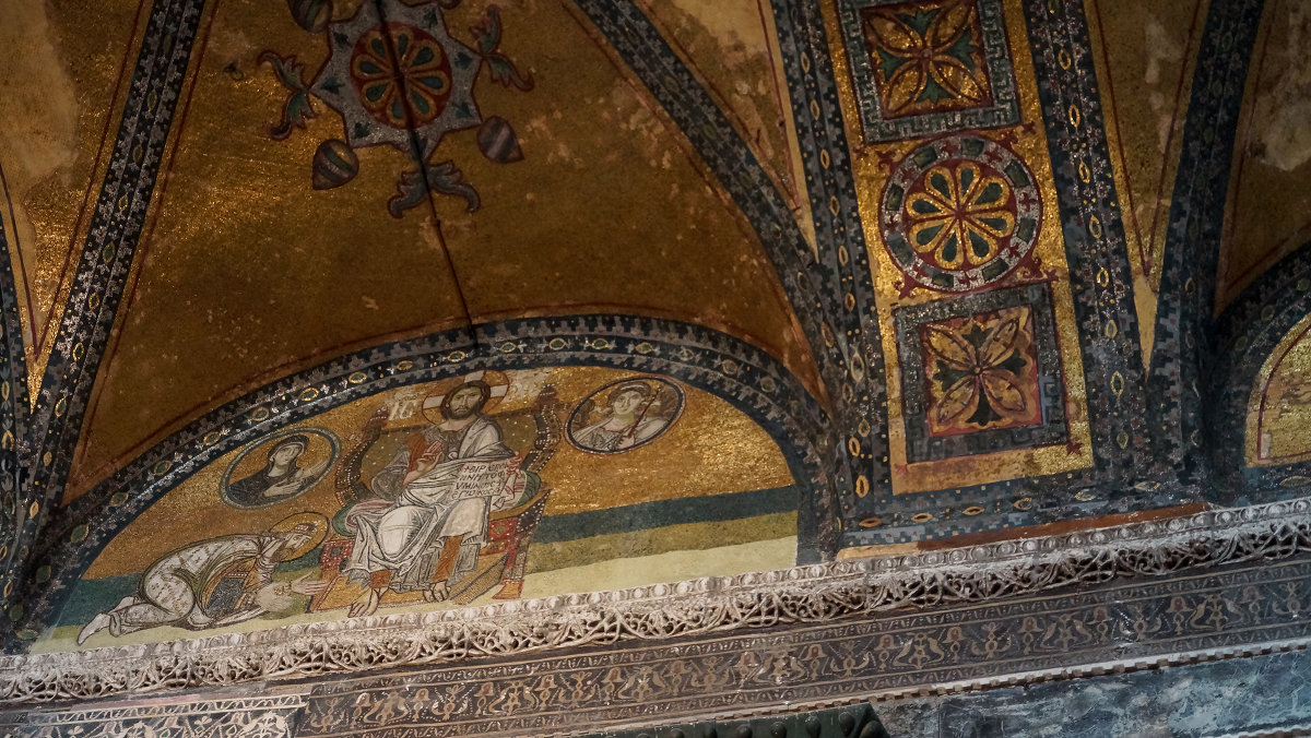 Фрески 10 века в Святой Софии в Стамбуле - Александр Тверской