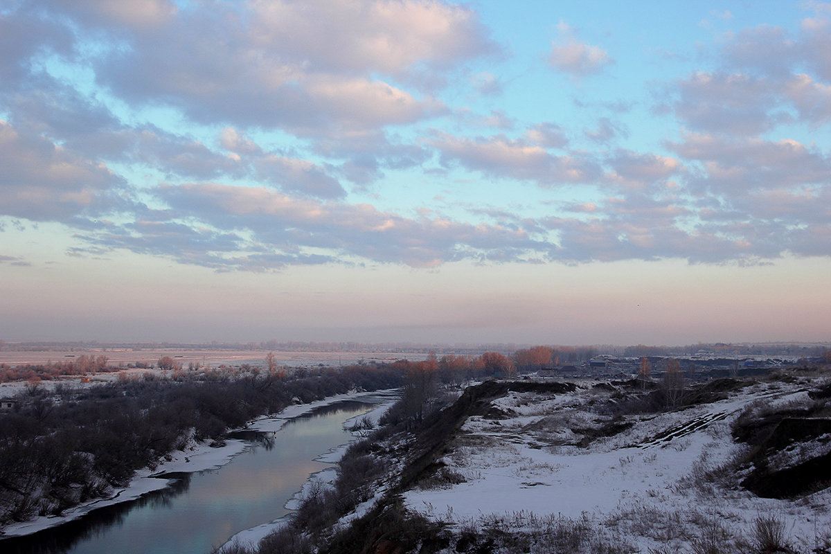 Мартовское утро на реке Ишим - Kassen Kussulbaev