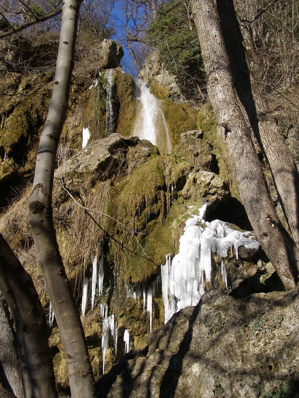 Замёрзший водопад - владимир 