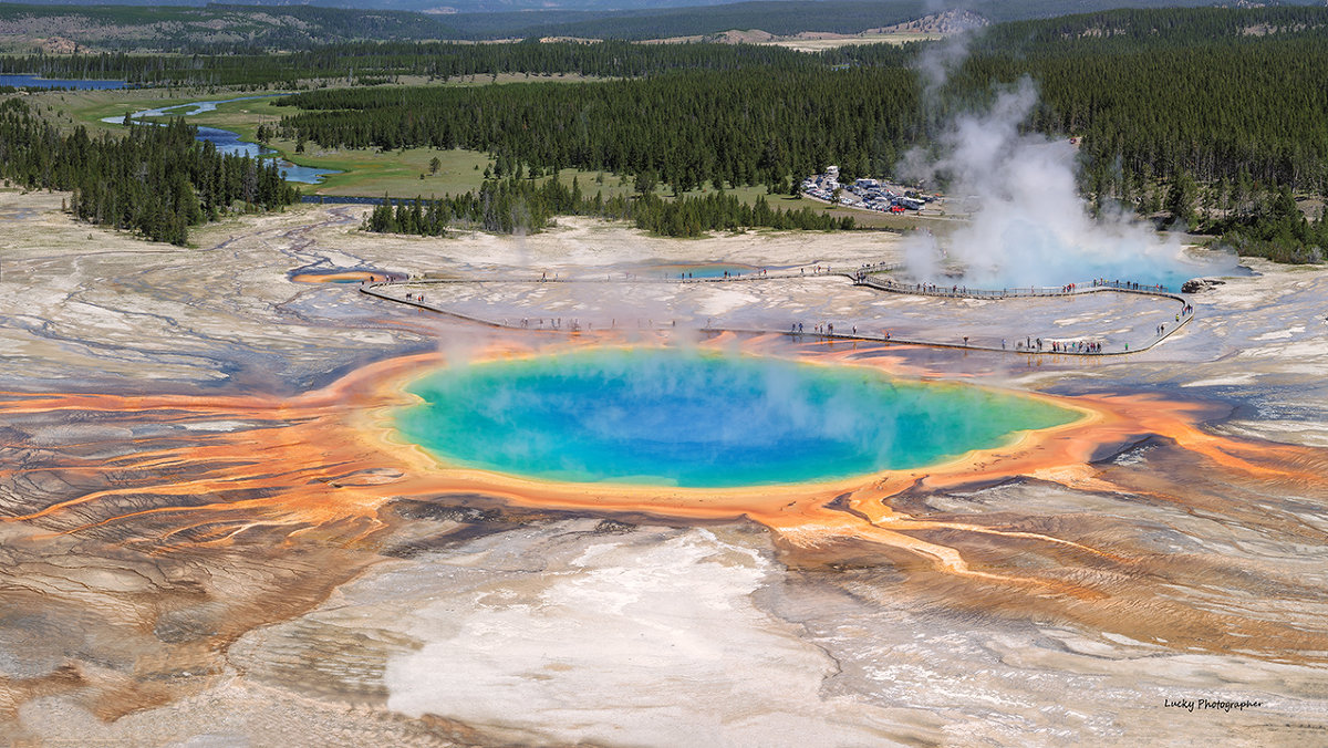 The Grand Prismatic Spring - Lucky Photographer