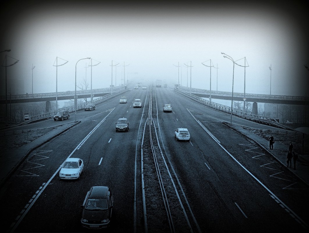 -жизнь в тумане...дорога  без перспективы... - СветланаS ...