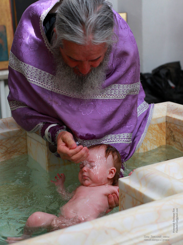 Духовное рождение маленькой Марии... - Детский и семейный фотограф Владимир Кот