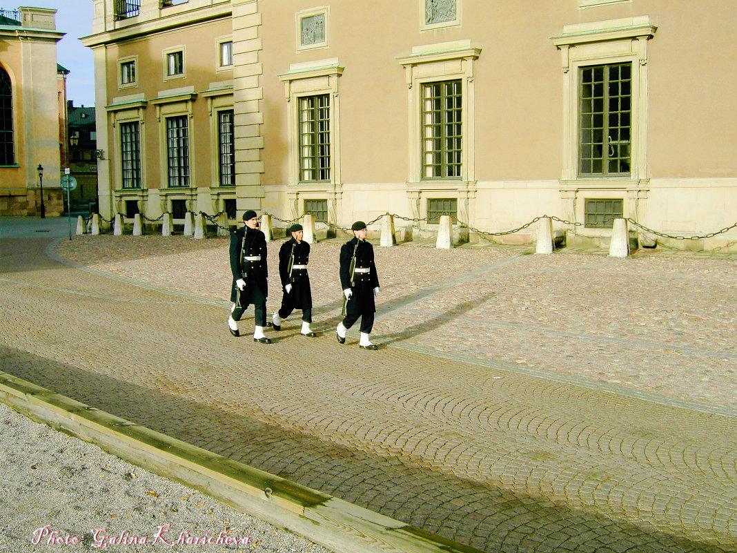 Стокгольм, смена караула у Дворца - Poliano4ka Poliano4ka