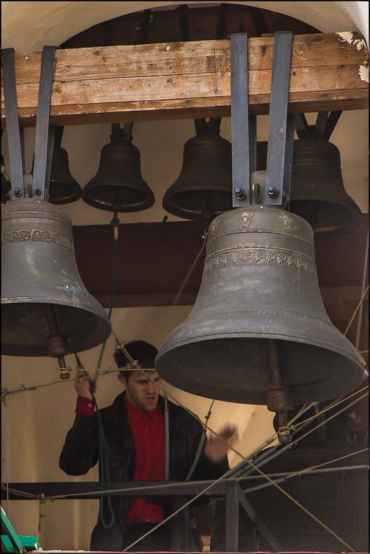 Звонарь на колокольне Феодоровского собора - Валентин Яруллин