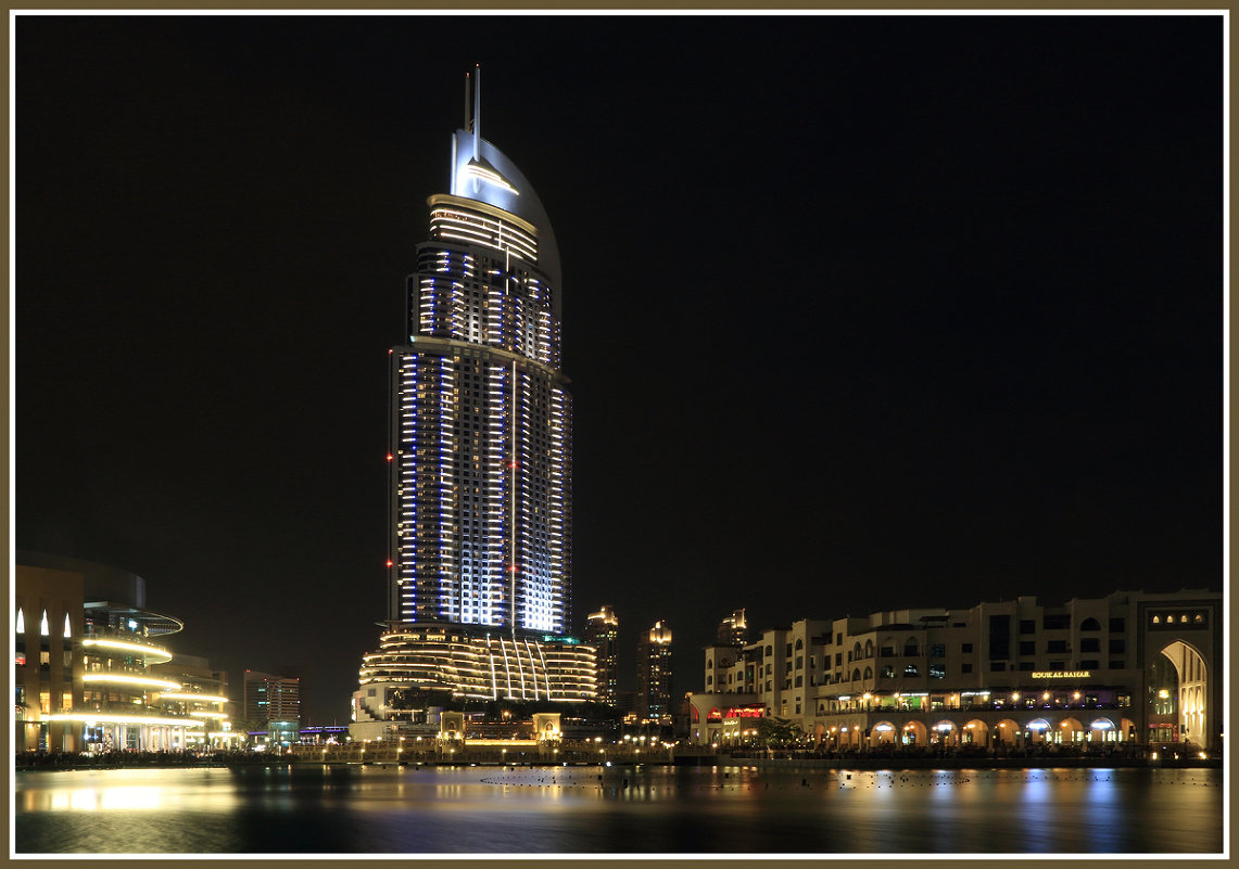 Огни отеля The Address Downtown Dubai - Евгений Печенин