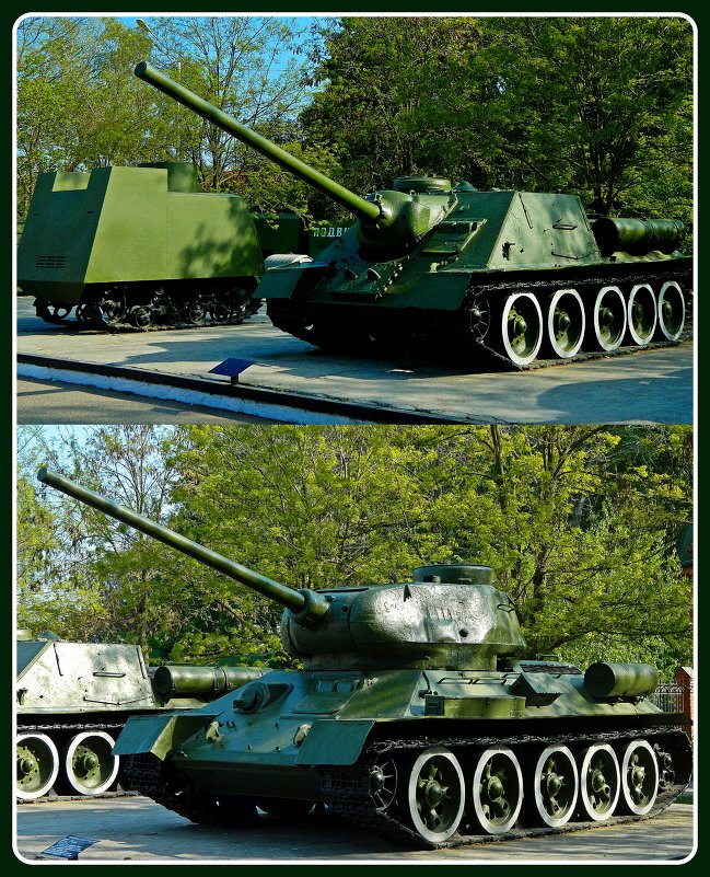 Т- 34 и САУ 122 - Александр Корчемный