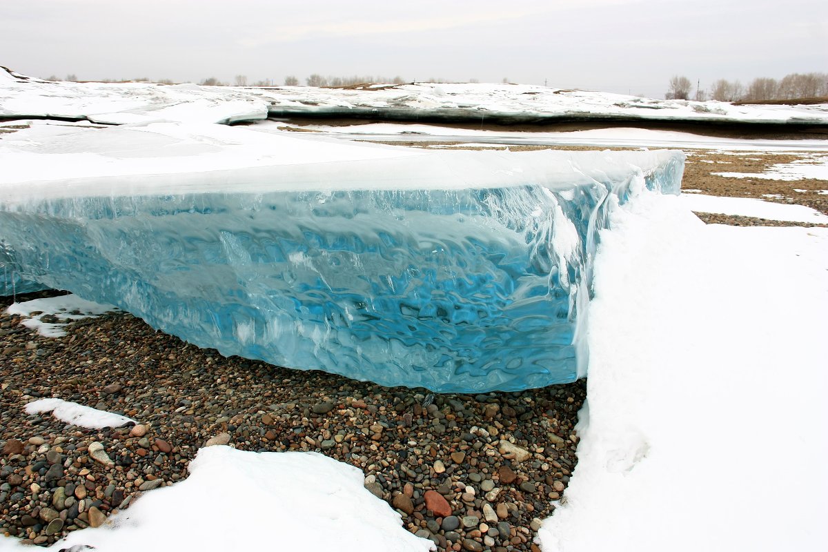 Лед  толщина 1 метр - Виктор 