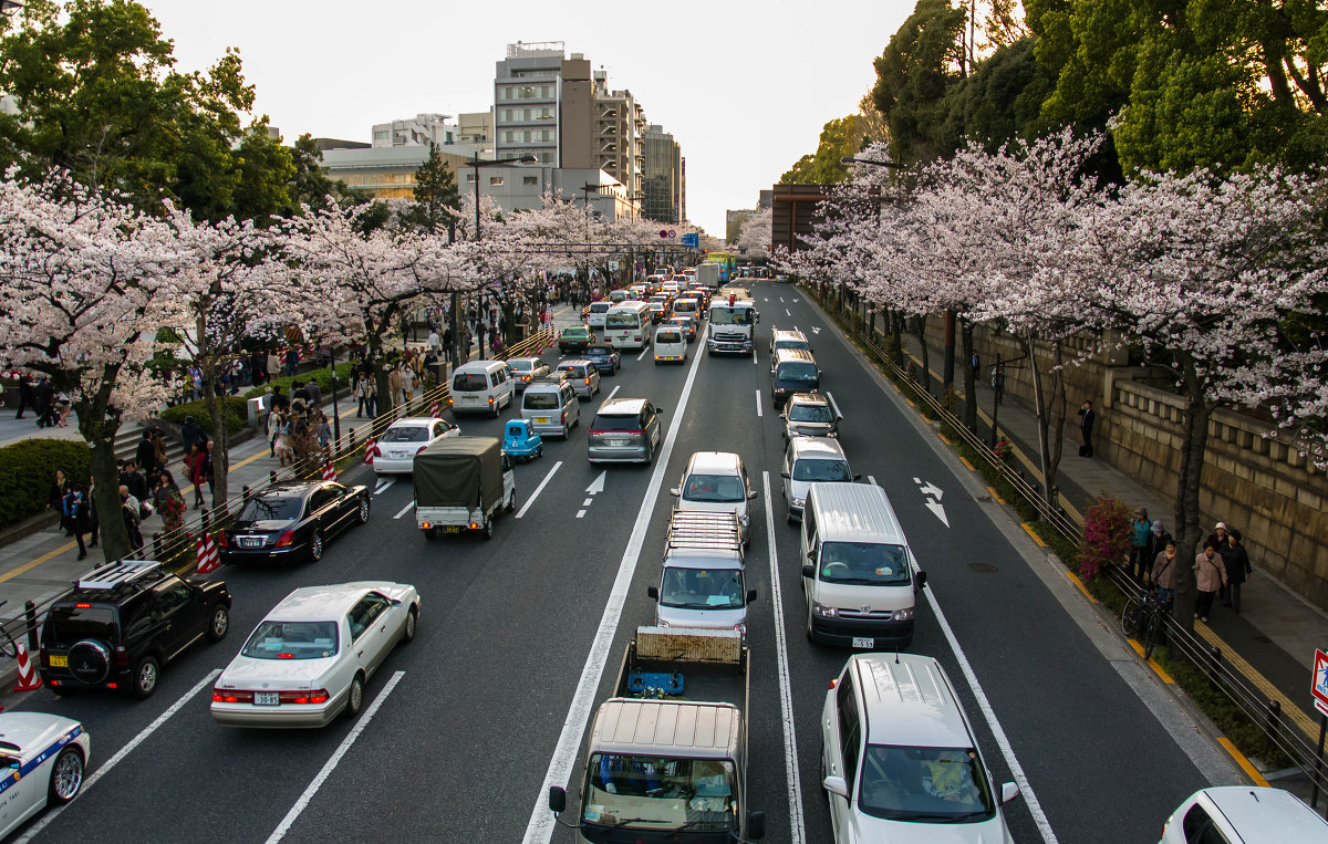 Tokyo-city. Evening time - Nina Uvarova