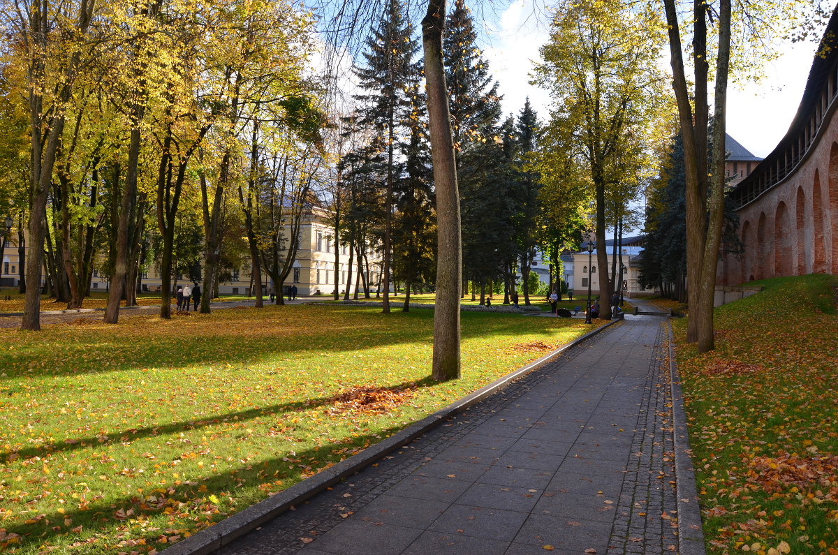 Осень в Новгородском Кремле (этюд 4) - Константин Жирнов